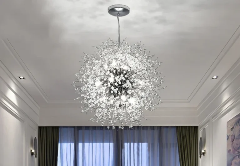 Urban globe radial chandelier