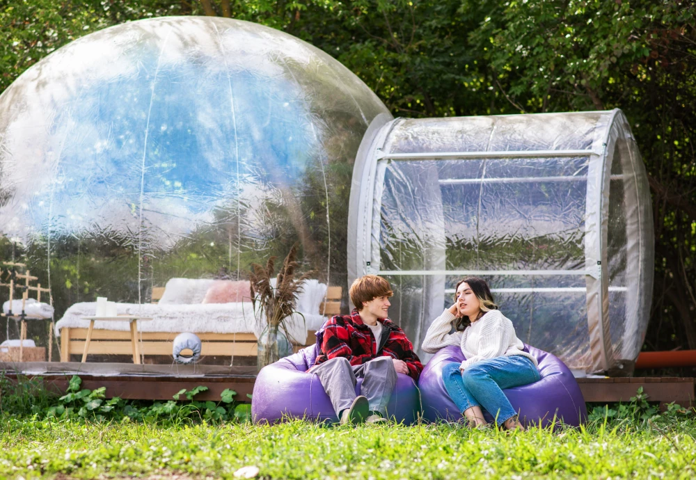 Dive into nature’s embrace with the best transparent inflatable bubble tent at luxant. Shop