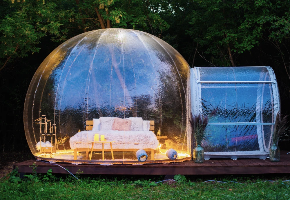 Dive into nature’s embrace with the best transparent inflatable bubble tent