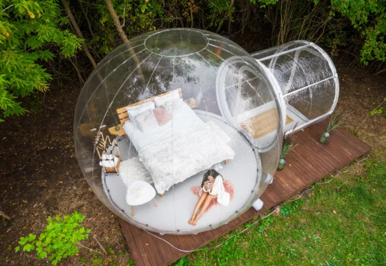 Embrace the great outdoors: discover the magic of an outdoor bubble tent