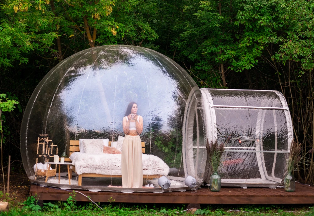 Bubble crystal tent