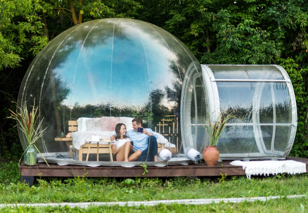 Bubble tent pop up