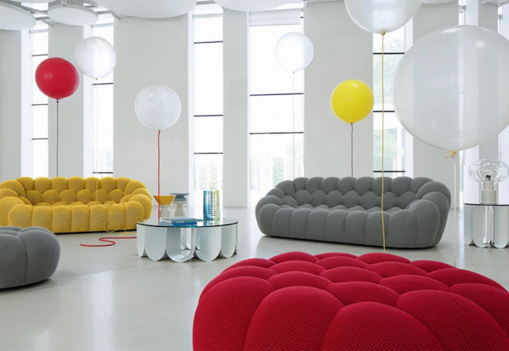 Cloud couch in living room