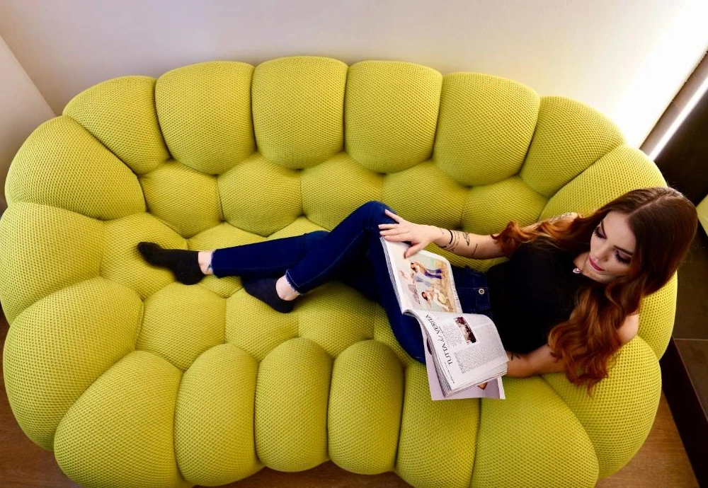 Yellow cloud couch