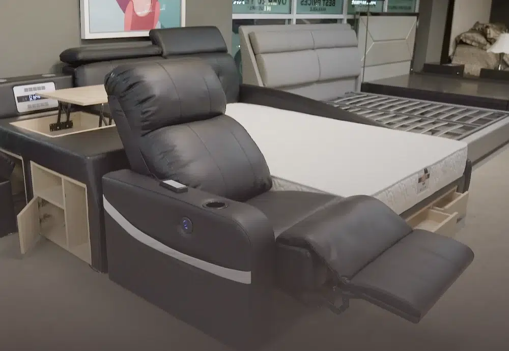 Smart bed with massage