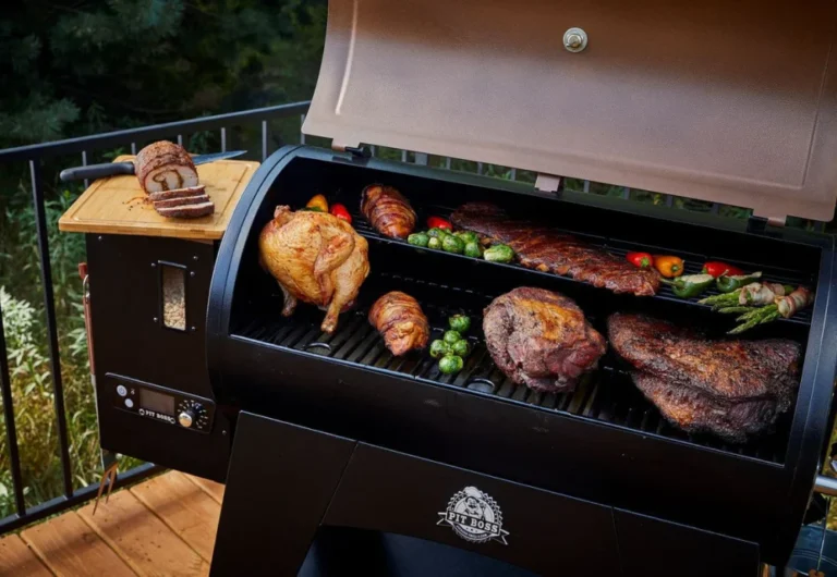 Wood pellet smoker and grill