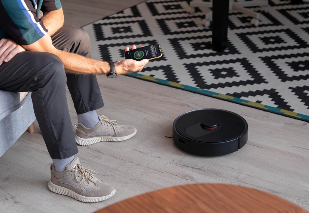 Robot vacuum cleaner with docking station