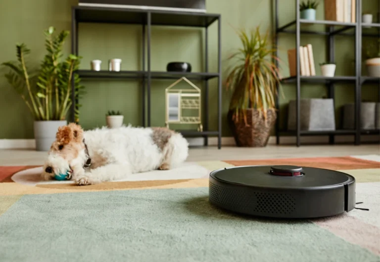 Robot vacuum cleaner for pets